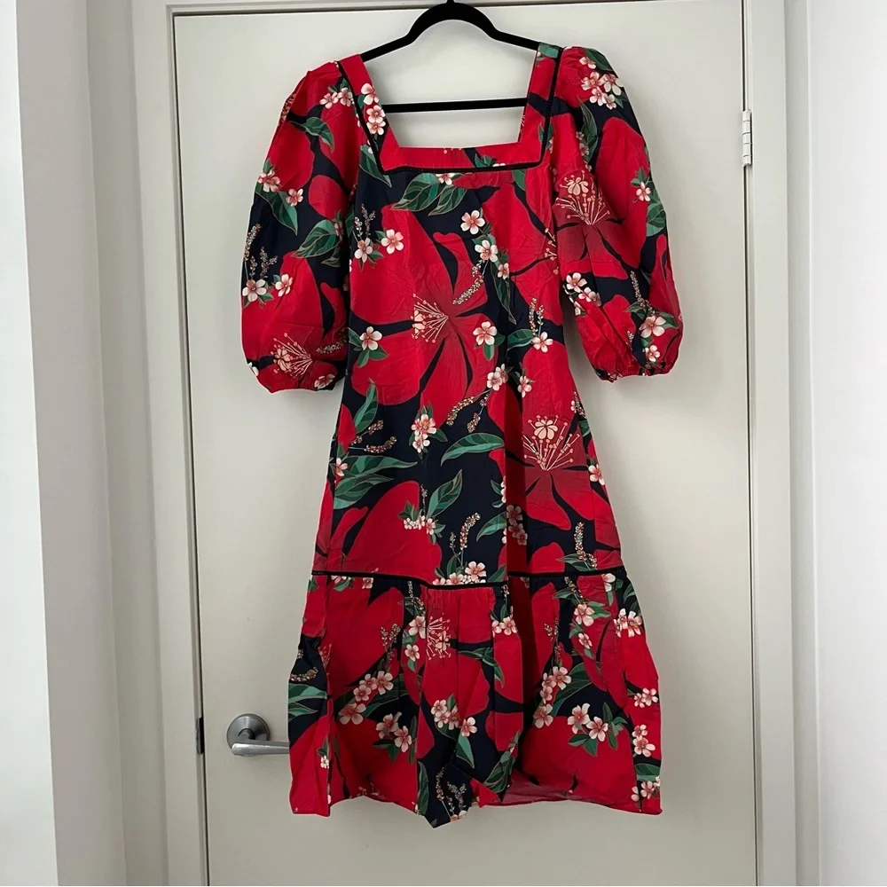 NWT Farm Rio x Anthropologie Jamila Midi Dress XS - Picture 7 of 16